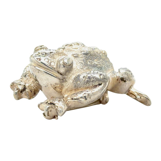 Tiffany & Co Vintage Sterling Silver Toad Frog Brooch Pin 12.1g