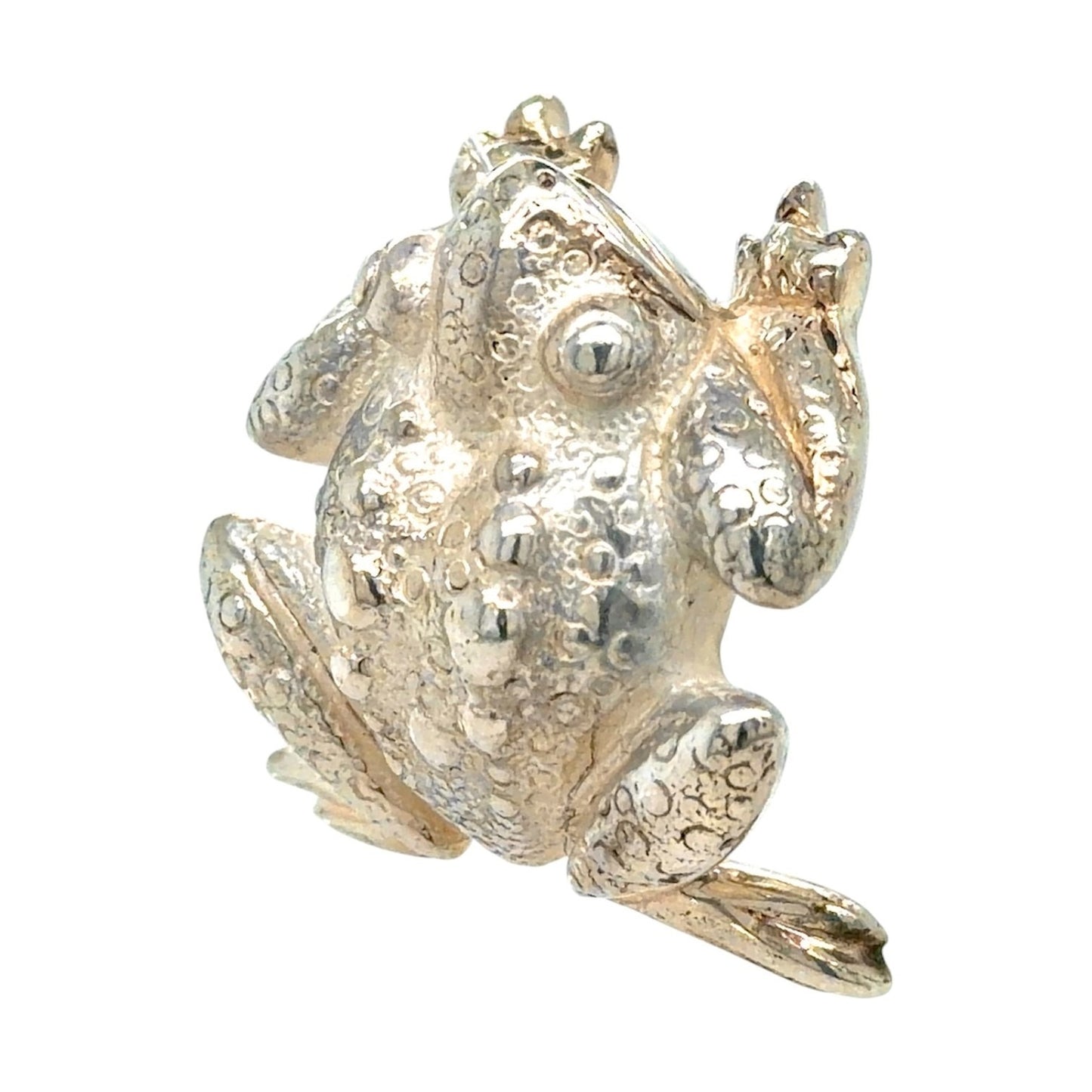 Tiffany & Co Vintage Sterling Silver Toad Frog Brooch Pin 12.1g