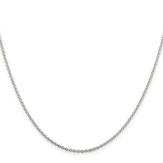 Sterling Silver 925 Cable Chain Necklace 20" Length 1.5mm