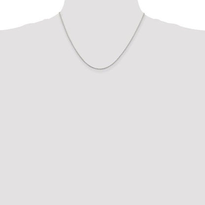 Sterling Silver 925 Cable Chain Necklace 20" Length 1.5mm