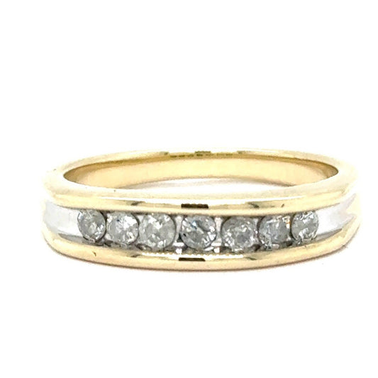 1/4ctw Diamond Band Ring 10k Yellow Gold 6.3g Size 10.5