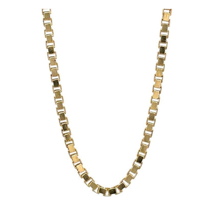 10k Yellow Gold 22 Inch Box Chain Necklace 3.6g