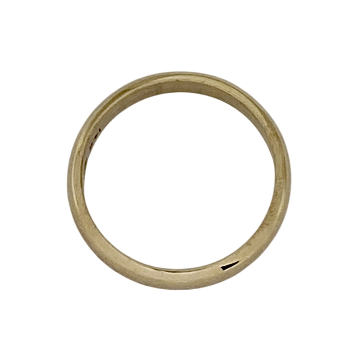 3.7mm Wedding Band Ring 14k Yellow Gold 3.9g Size 8.25