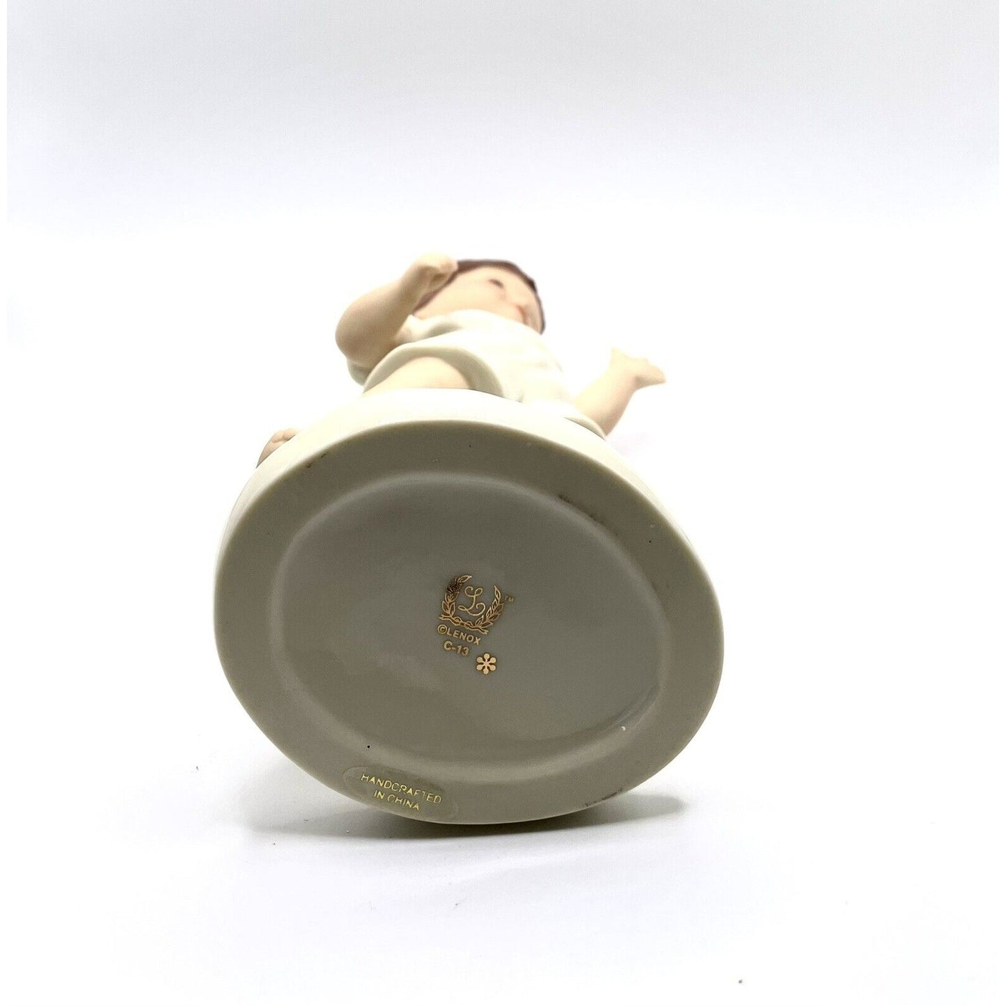 Lenox Barefoot Blessings Soccer Boy figurine young boy with  a soccer ball