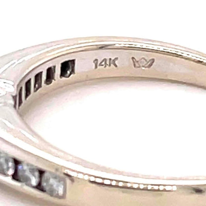 3/4 Ct Diamond Engagement Ring 14K White Gold Size 7 Design