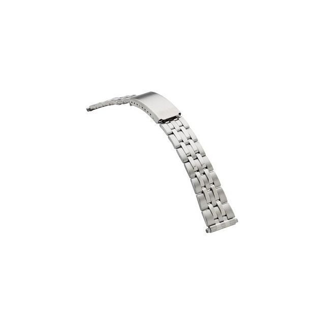 Mens 18-22 mm Stainless Spring-End Adjustable Link Band
