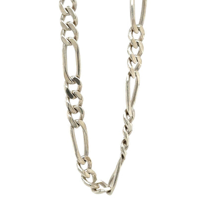 Figaro 20" Inch Sterling Silver Necklace Chain 23.7g