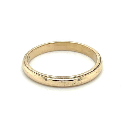 3mm Wedding Band Ring 14K Yellow Gold 3.5g Size 9.5