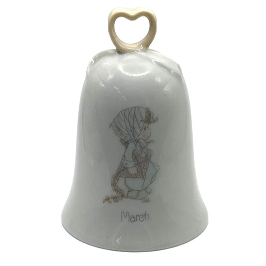 Precious Moments Porcelain Bell Month of March