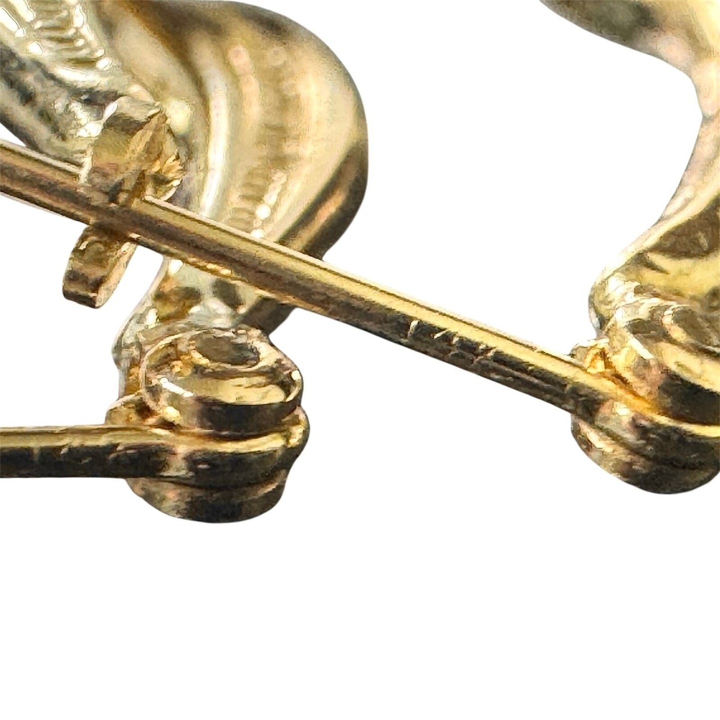 14k Yellow Gold Oval Twist Hoop Earrings 1.9g
