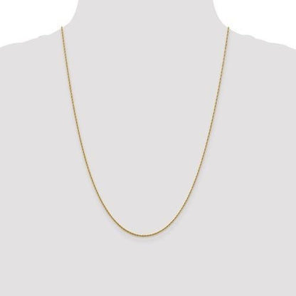 Leslie's 1.2 mm Loose Rope 24in Chain Solid 10K Yellow Gold