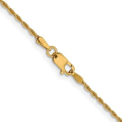Leslie's 1.2 mm Loose Rope 24in Chain Solid 10K Yellow Gold