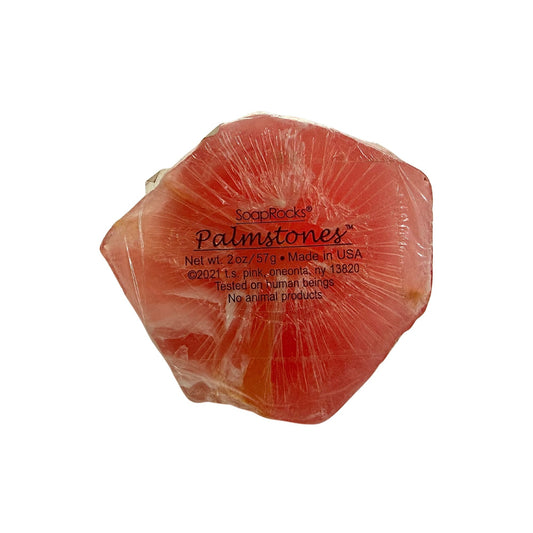 SoapRocks Palmstones Rose Quartz 2oz Vegan Bar Soap