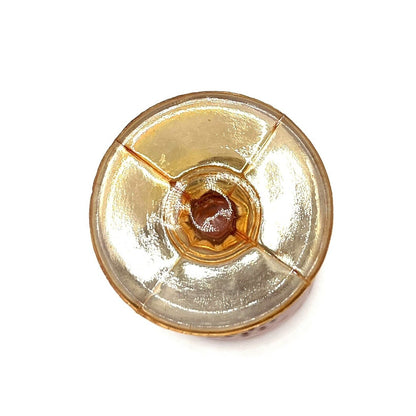 Vintage Carnival Glass Cup Iridescent Marigold Grape Vine Pattern
