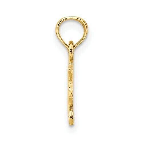 10k Yellow Gold I HEART MY CATS Charm