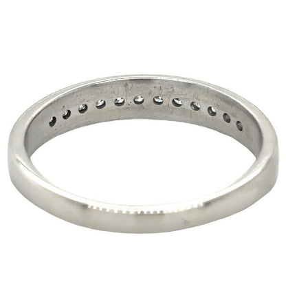 1/4ctw Diamond 14k White Gold Ring Band 3.2g Size 9