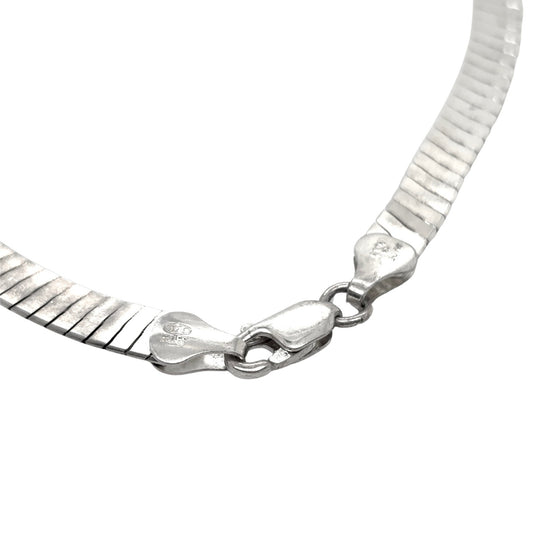 .925 Sterling Silver 16 inch Cubetto Necklace 30.8g