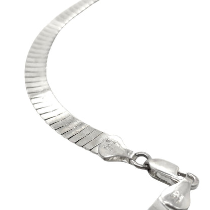 .925 Sterling Silver 16 inch Cubetto Necklace 30.8g