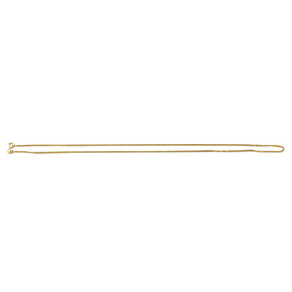 14k Yellow Gold 1.4mm 18 inch Flat Curb Chain 3.1g