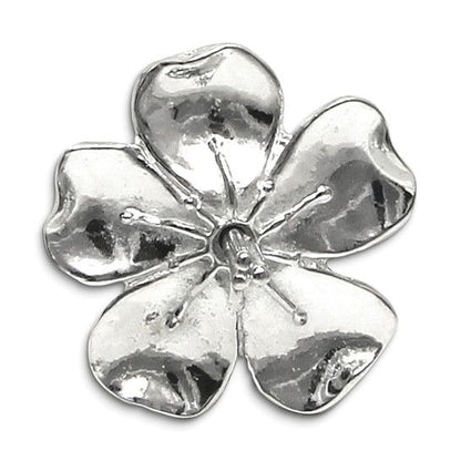 Cherry Blossom Flower Handcrafted Pewter Ring Holder Jewelry Stand