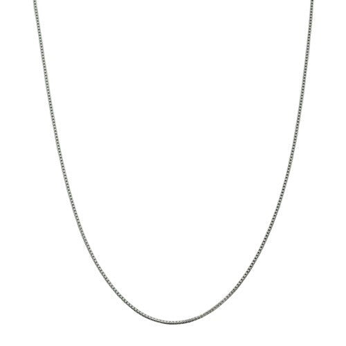 Real Solid Sterling Silver 1.25mm 20in Box Chain