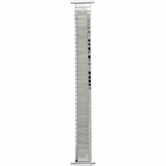 Mens 16-22mm Two-Tone Stainless Steel Straight End Expansion Watch Band