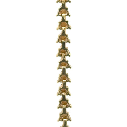 2ctw Diamond 7" Tennis Bracelet 14k Yellow Gold 16.2g