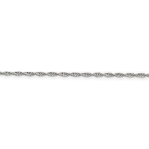 Sterling Silver 925 1.95mm Loose Rope Chain Necklace 18"