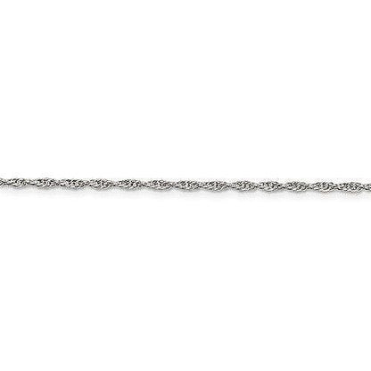 Sterling Silver 925 1.95mm Loose Rope Chain Necklace 18"