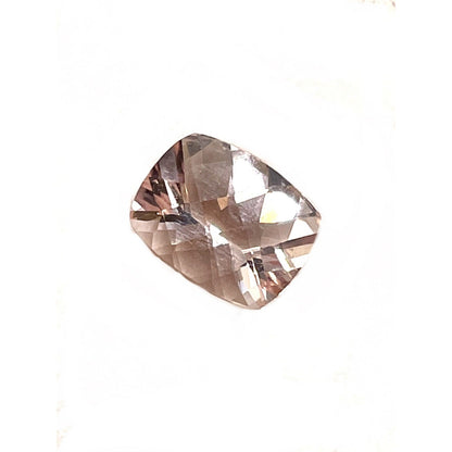 3.50ct MORGANITE 11mm X 9mm CUSHION CUT LOOSE GEMSTONE