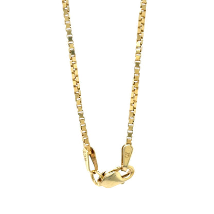 14k Yellow Gold 1mm 18 inch Box Chain 4.3g