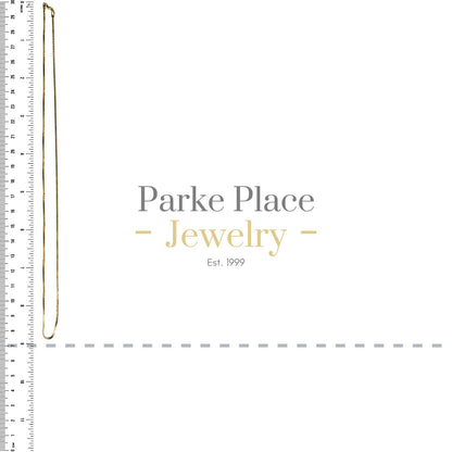 14k Yellow Gold 1mm 18 inch Box Chain 4.3g