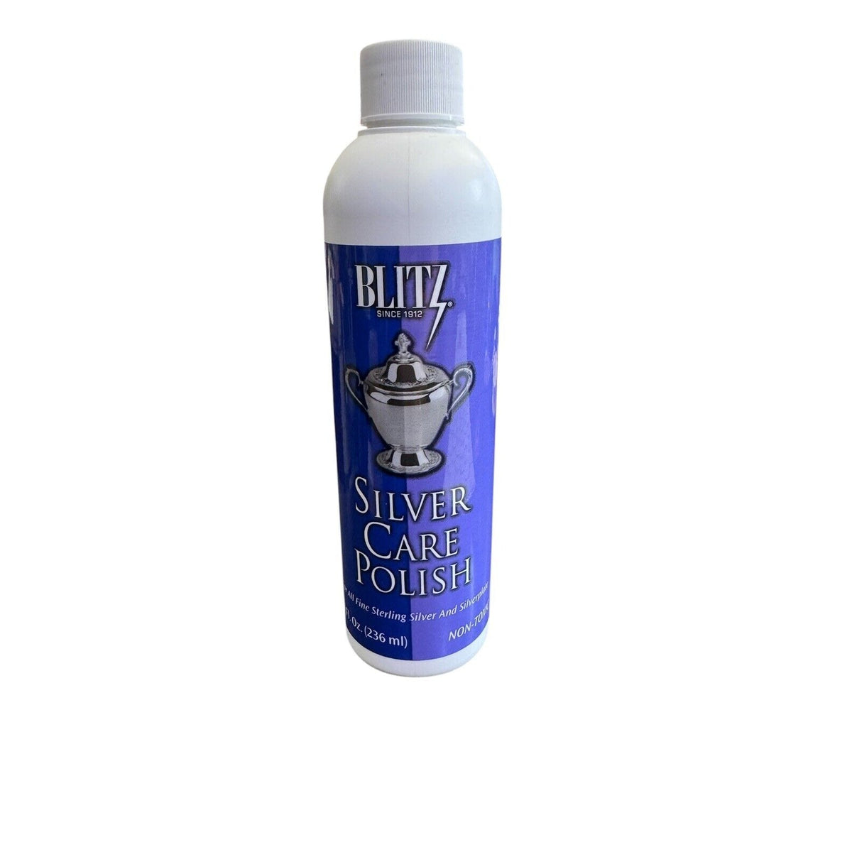 Blitz Silver Care Liquid Polish For Sterling Silver & Silverware 8 Oz Non-Toxic USA-Made