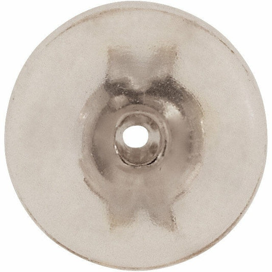 2- 14K White Gold Silicone Padded Friction Earring Back with 5.7 mm Pad