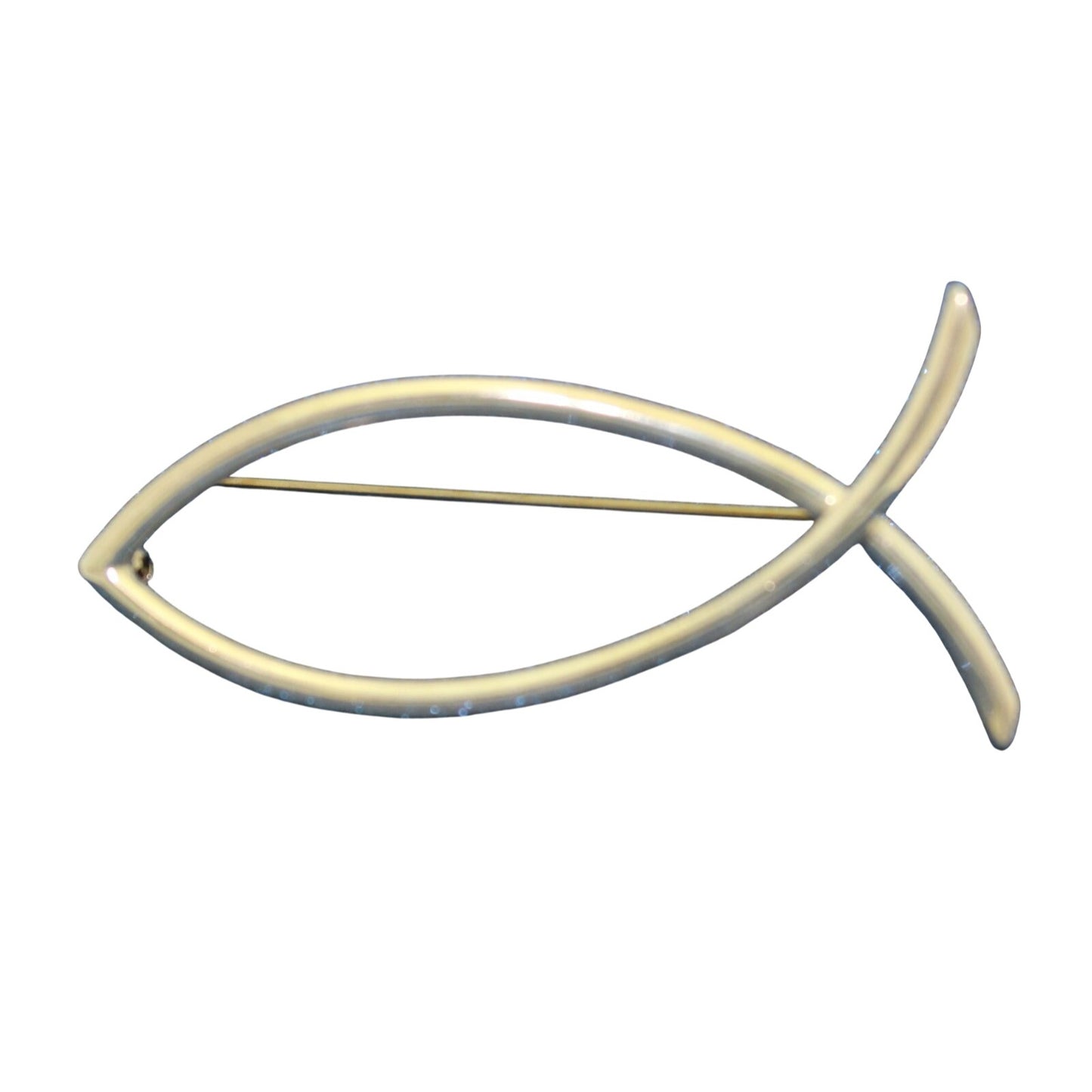 Sterling Silver Fish Pin .925  14.4g
