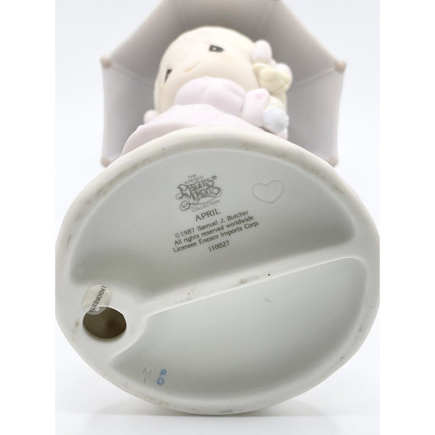 Precious Moments 1987 April Figurine 110027