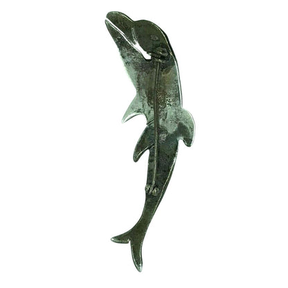 Vintage Dolphin Pin .925 Sterling Silver 7.8g Elegant Design