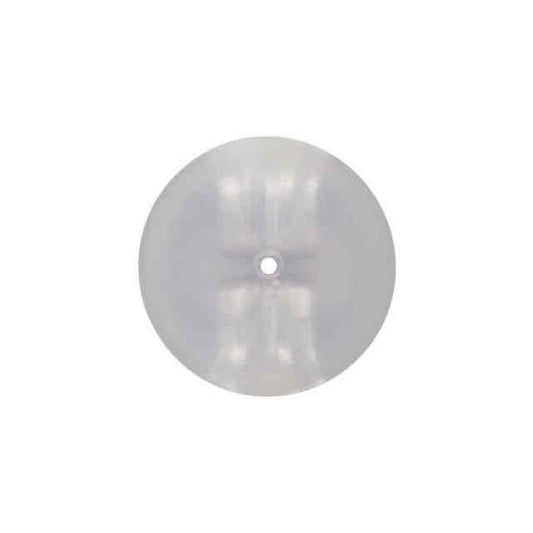 14K White Gold Silicone Padded Friction Earring Back with 5.5 mm Pad