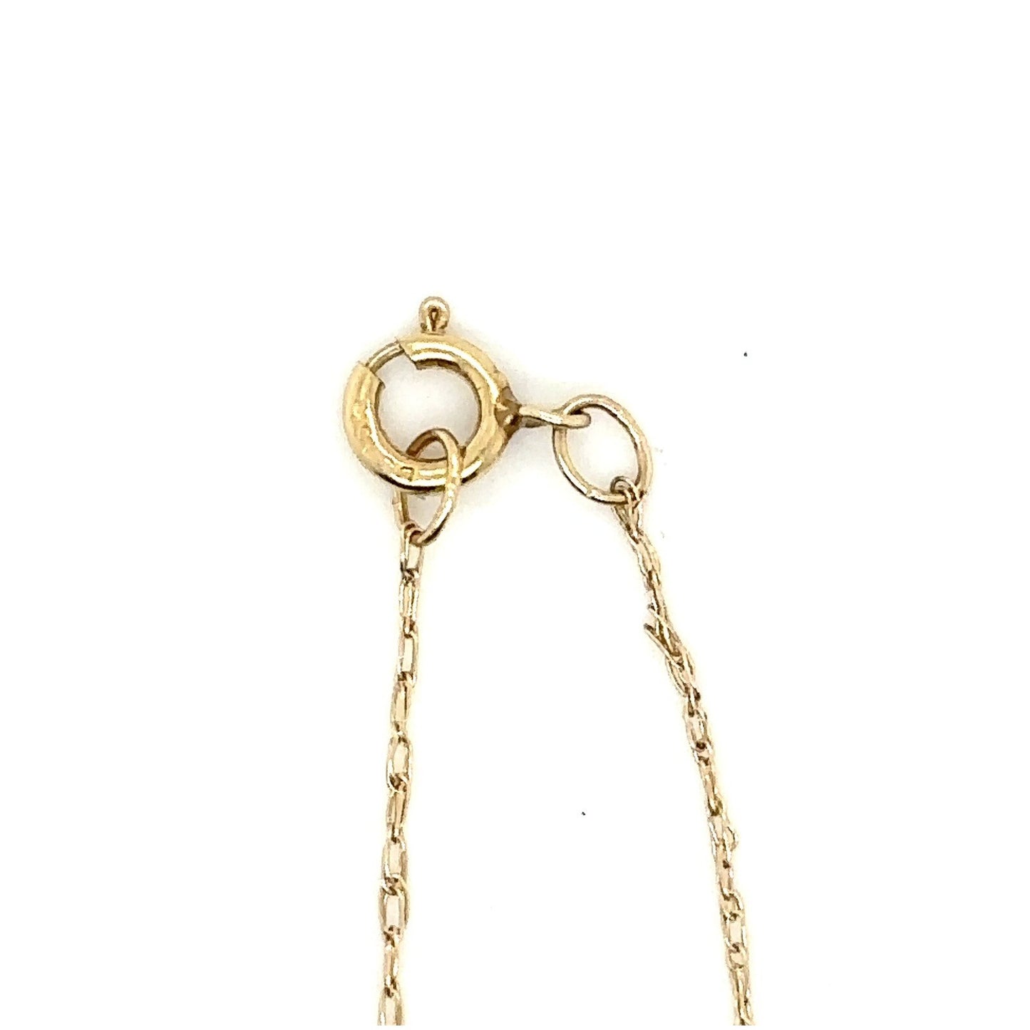 1ctw Diamond Cluster Journey Pendant 20in Chain 10k Yellow Gold 3.0g