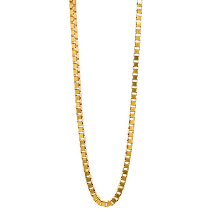 14k Yellow Gold 18 inch Box Chain 6.6g