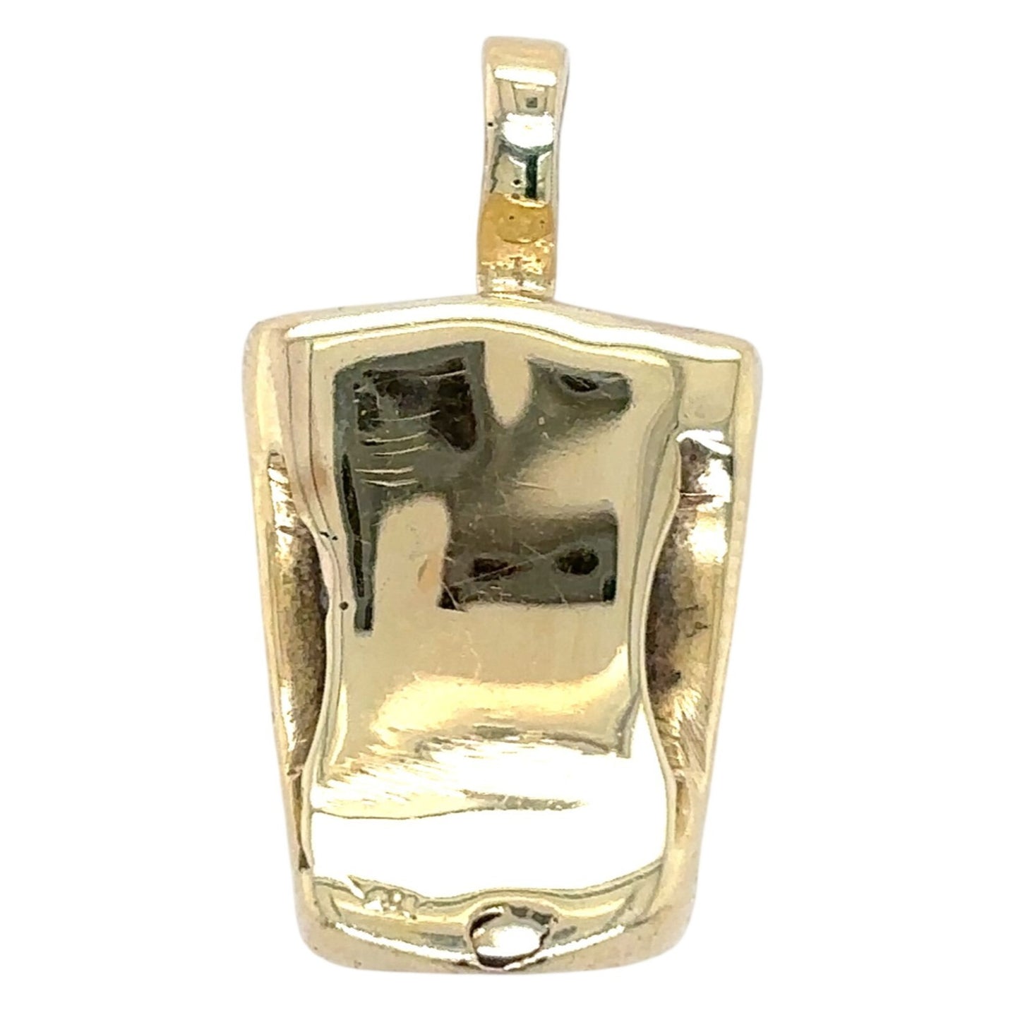 1/7ctw Diamond 14k Yellow Gold Pendant 5.5g SI Clarity G-H Color