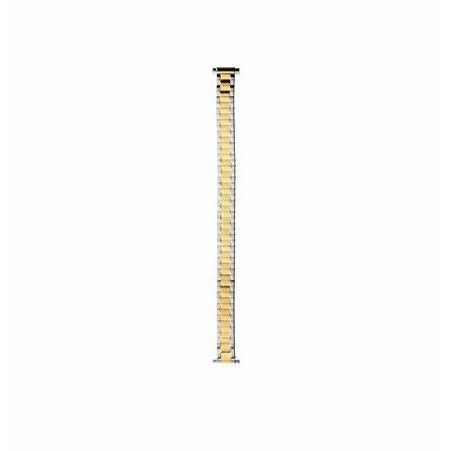 Ladies 10-14 mm Two Tone Straight, Spring End-Expansion Watch Band