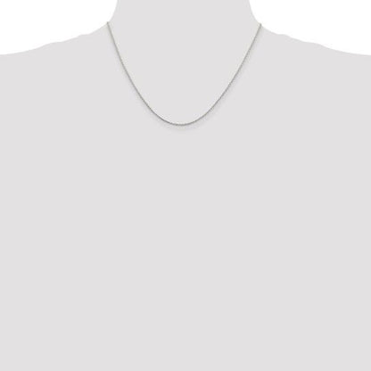 Sterling Silver Cable Chain Necklace 20" 1.5mm