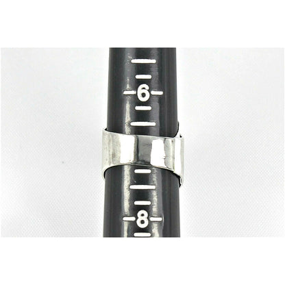 Sterling Silver Created Yellow Stone Solitaire Ring 7.9g Size 7